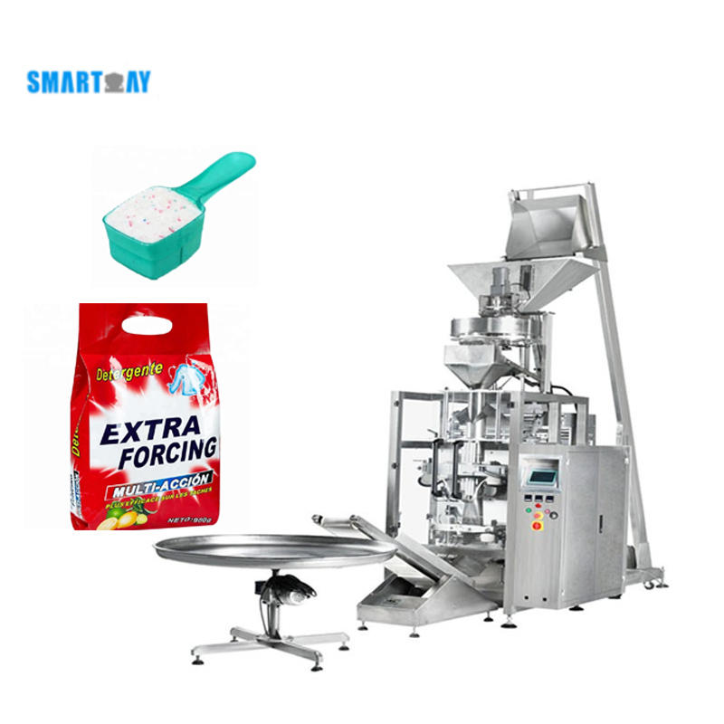 Automatic Commercial Volumetric Cup Measuring washing powder Packing Machine