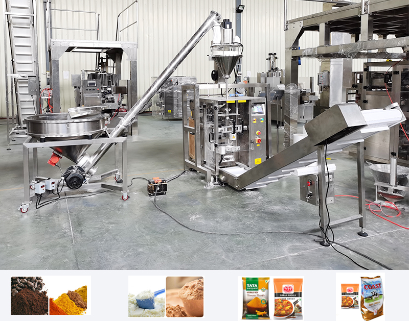How to pack powder at high speed? By automatic auger powder VFFS packing machine