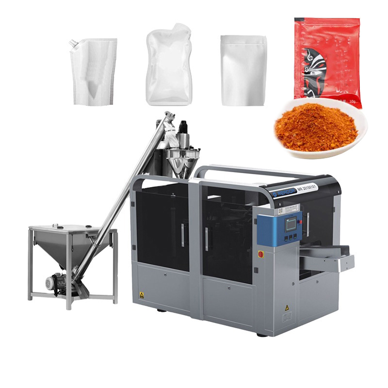Máquina automática de llenado de la máquina de la bolsa de polvo de la bolsa de polvo de la bolsa / pimienta con transportador de alimentación