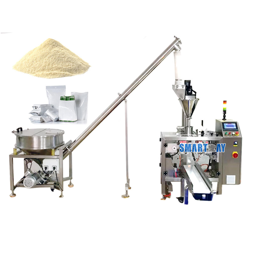 single positon system automatic filling tumeric curcuma powder cumin packing machine with sealing pre-made bag