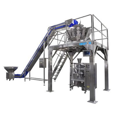 Vegetables Salad Packaging Machine with 14 Head Multihead Weigher