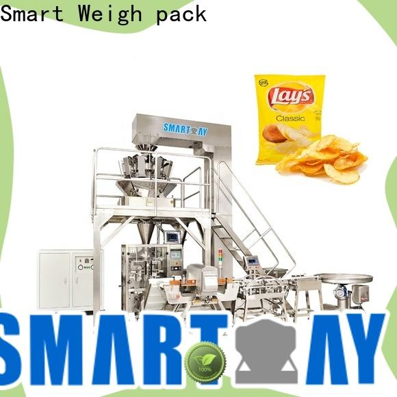 Smart Weigh pack macaronipastaflour vertical vacuum packaging machine factory for frozen food packing